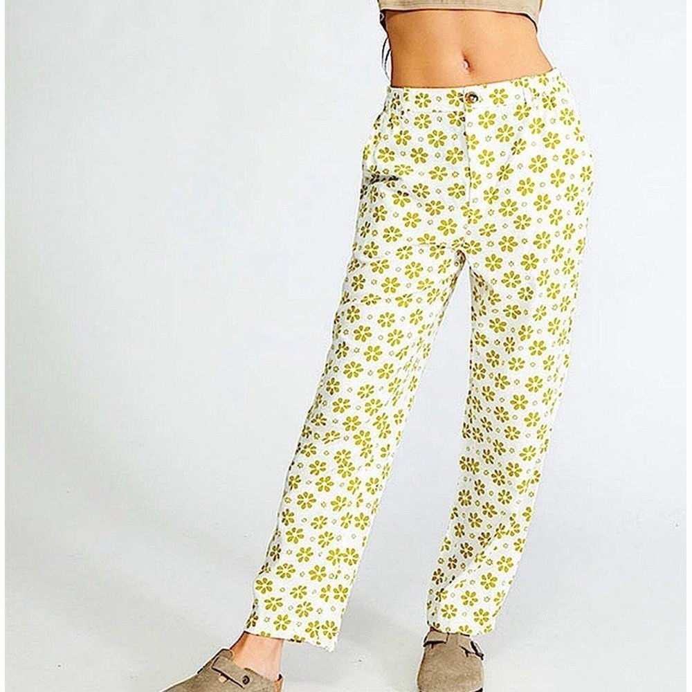 Billabong By the Bay Cropped Relaxed Fit Pants Women Small Boho Beach Outdoors